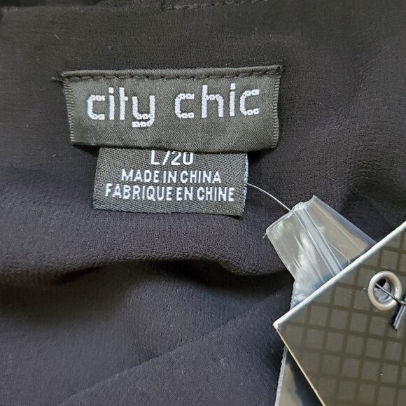 CITY CHIC Plus Size Hi-Low Cold Shoulder Long Sleeve Top - Picture 7 of 11